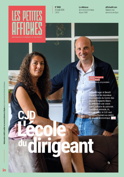 Une du Journal les Petites Affiches béarnaises du 25 août 2026