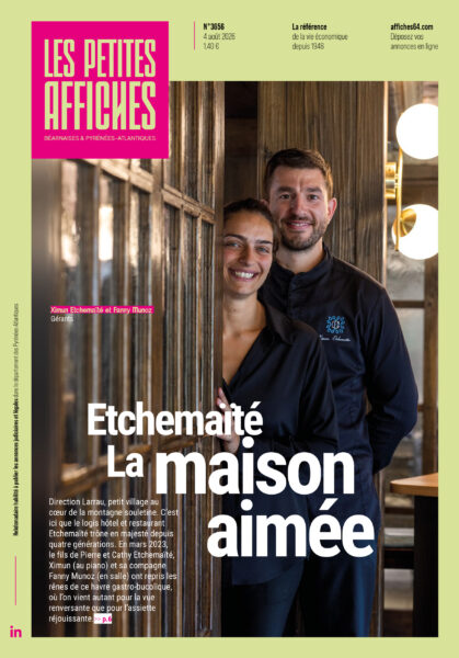 Une du Journal les Petites Affiches béarnaises du 04 août 2026