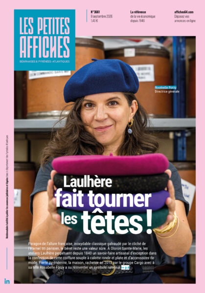 Une du Journal les Petites Affiches béarnaises du 8 septembre 2026
