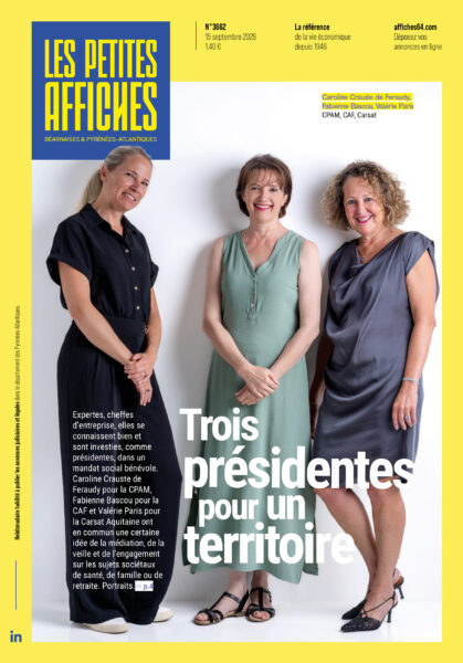 Une du Journal les Petites Affiches béarnaises du 15 septembre 2026