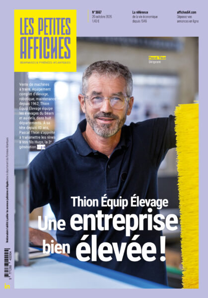 Une du Journal les Petites Affiches béarnaises du 20 octobre 2026