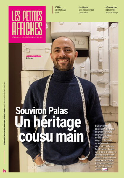 Une du Journal les Petites Affiches béarnaises du 24 février 2026