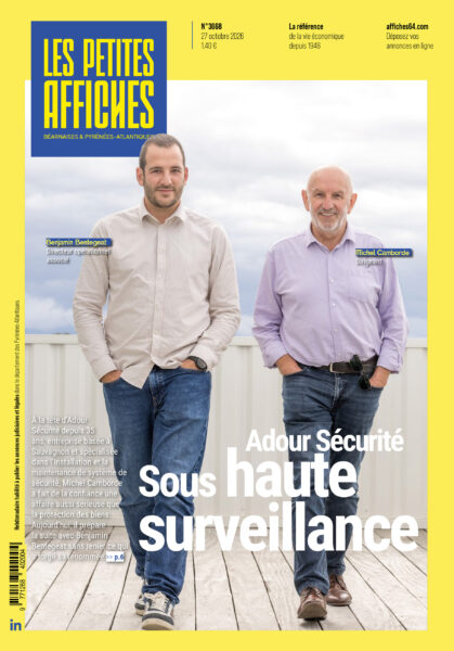 Une du Journal les Petites Affiches béarnaises du 27 octobre 2026
