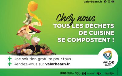 Valor Béarn encourage le compostage de tous les déchets de cuisine chez soi