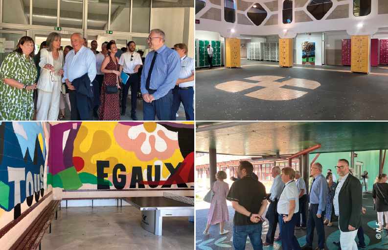 Le collège de Bizanos fait peau neuve. Retour sur les travaux de rénovation et les nouvelles annonces du Conseil départemental pour l’éducation locale. Le collège de Bizanos fait peau neuve. Retour sur les travaux de rénovation et les nouvelles annonces du Conseil départemental pour l'éducation locale.