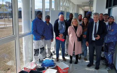 Chantier solidaire au collège d’Arzacq