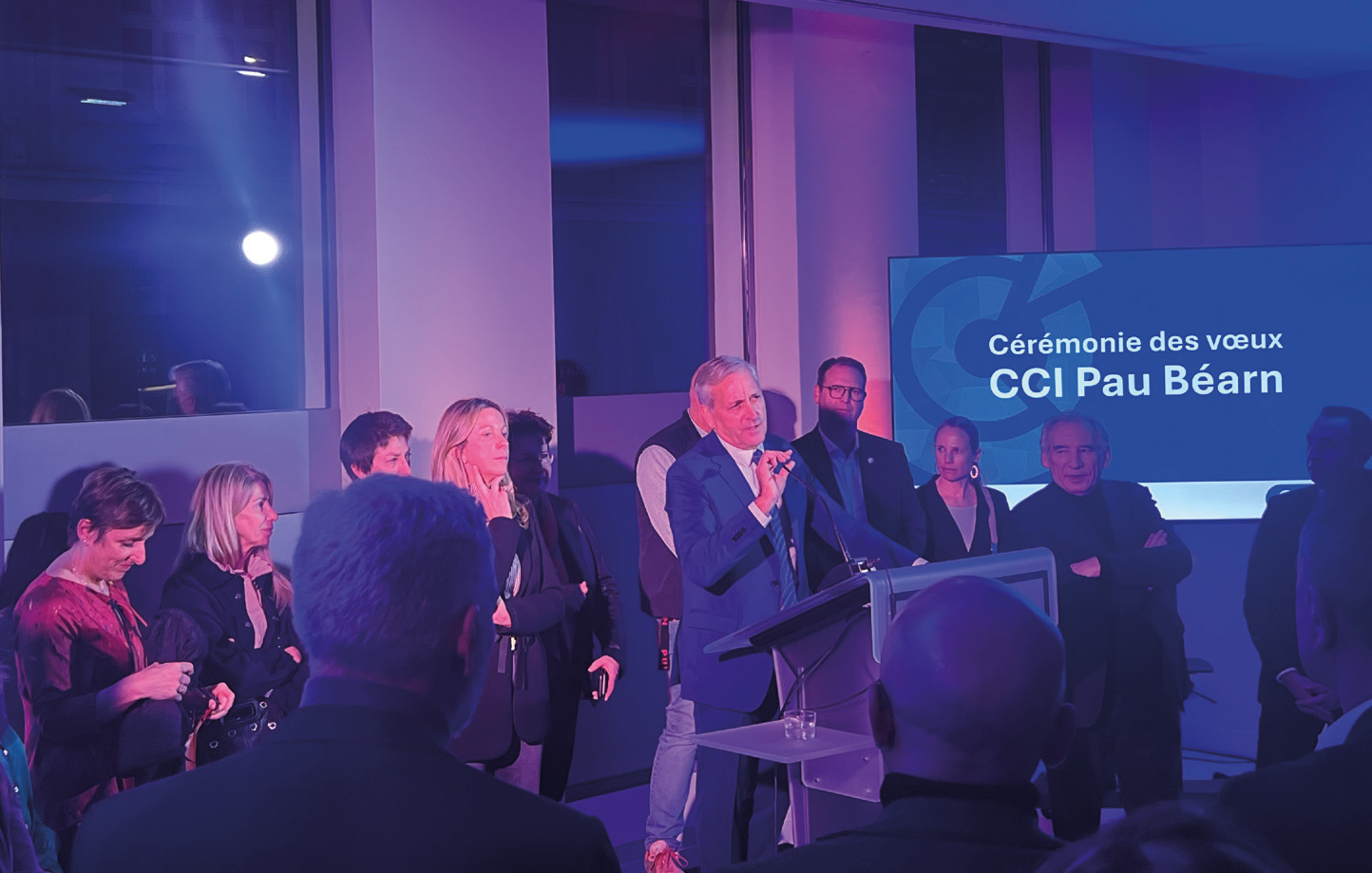 Lors de ses vœux, Didier Laporte détaille ses priorités pour la CCI en 2026 : rayonnement du Béarn, services mutualisés et relations internationales. Lors de ses vœux, Didier Laporte détaille ses priorités pour la CCI en 2026 : rayonnement du Béarn, services mutualisés et relations internationales.