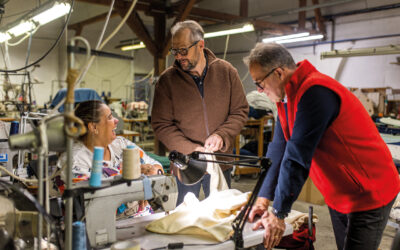 Bertrand et Édouard Lepère, les deux frères dirigeantsEts Lepère – De fil en aiguille