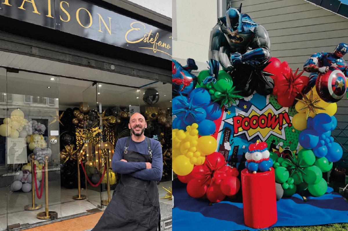 Ancien champion de France de patinage, Stéphane Torres inaugure Maison Estefano, un showroom immersif dédié au balloon design et à la scénographie événementielle. Ancien champion de France de patinage, Stéphane Torres inaugure Maison Estefano, un showroom immersif dédié au balloon design et à la scénographie événementielle.