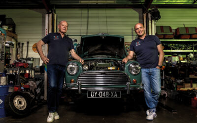 Philippe Quirière et son père Gérard - DirigeantsTout est Mini dans leur vie !