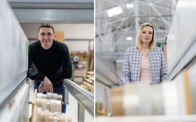 Mélinda Charpentier et Nicolas Martres - Dirigeants de Labaigs MenuiserieIls font feu de tout bois