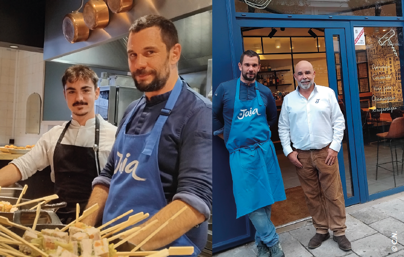 Le chef Romain Loustalet ouvre Jaia rue Gachet à Pau avec Bruno Biscayçacu. Un néobistrot convivial qui revisite la cuisine traditionnelle et les produits locaux. Le chef Romain Loustalet ouvre Jaia rue Gachet à Pau avec Bruno Biscayçacu. Un néobistrot convivial qui revisite la cuisine traditionnelle et les produits locaux.