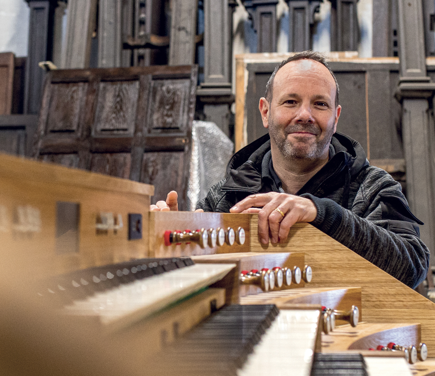 À Pau, l’entreprise Pesce Frères et Fils fabrique et restaure des orgues pour des édifices religieux en France. Stéphane Pesce, dirigeant. À Pau, l'entreprise Pesce Frères et Fils fabrique et restaure des orgues pour des édifices religieux en France. Stéphane Pesce, dirigeant.
